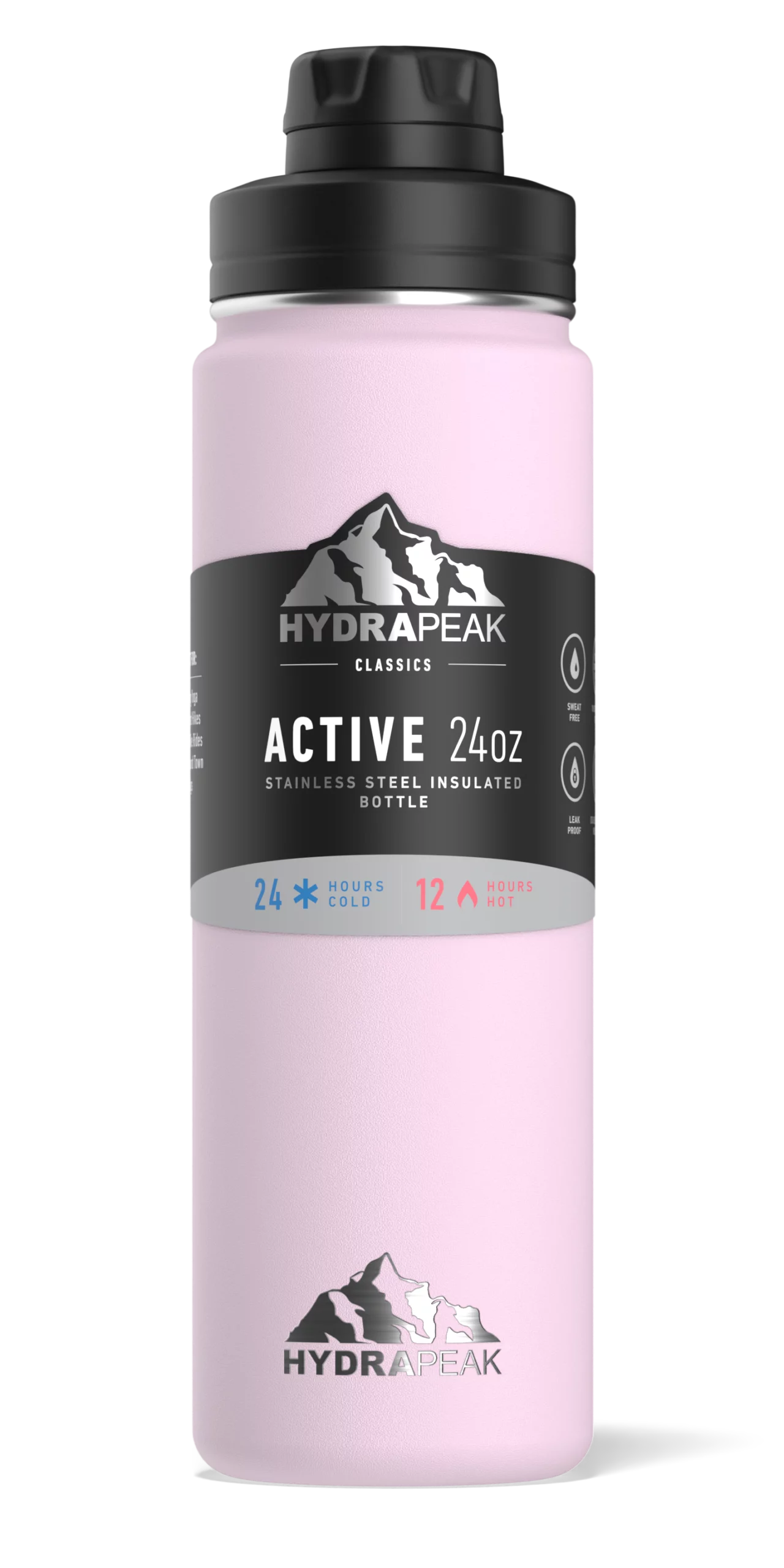 Wide Mouth 24oz Bottle - Blush Bottles 5 Wide Mouth 24oz Bottle - Blush Bottles