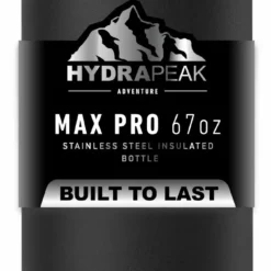 Adventure Series Bottles 67oz Max Pro Bottle - Black