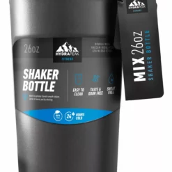 26oz Shaker Bottle - Black Bottles